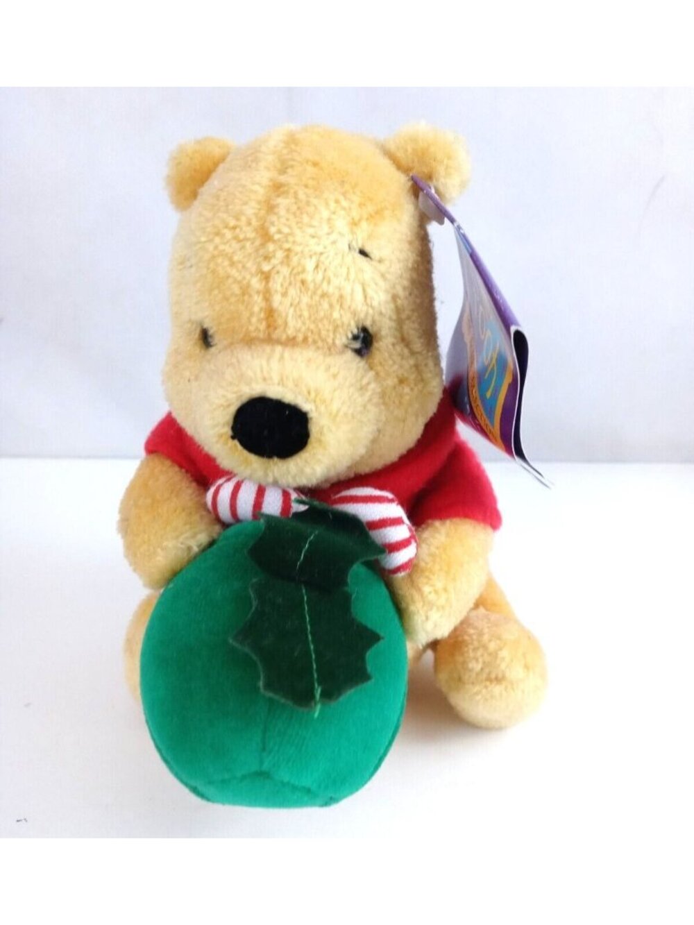 NWT Vintage Gund Disney 100 Acre Collection Winnie The Pooh Christmas 6" Plush